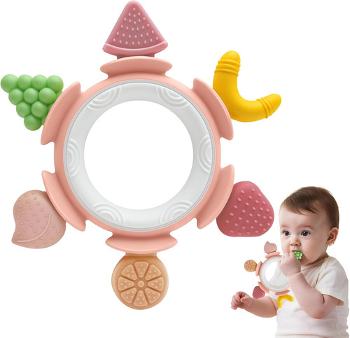 Fruit shaped teething toys - teething,