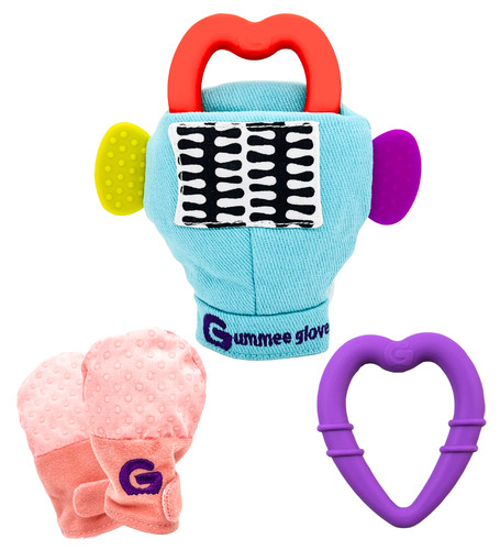 Gummee teething mitten ring - gummee,