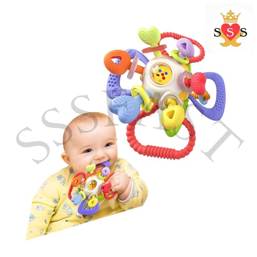 Baby teething rattle toy - baby, &