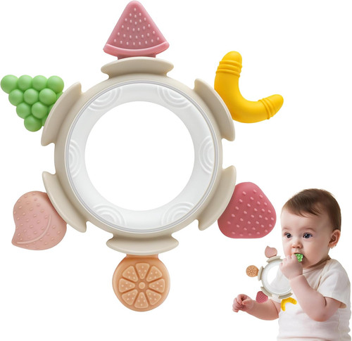 Fruit shaped teething - fruit, for