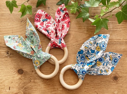 Handmade wooden baby teething