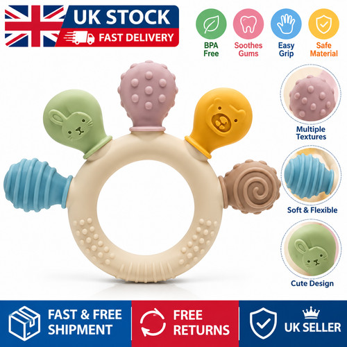 Cute silicone baby teething - cute,
