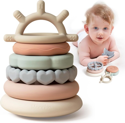 Teething toy stacking ring - teething,