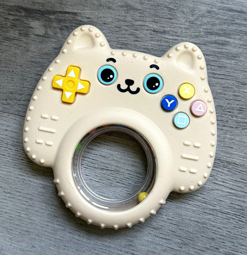 Baby teething toy rattle ring - toy,