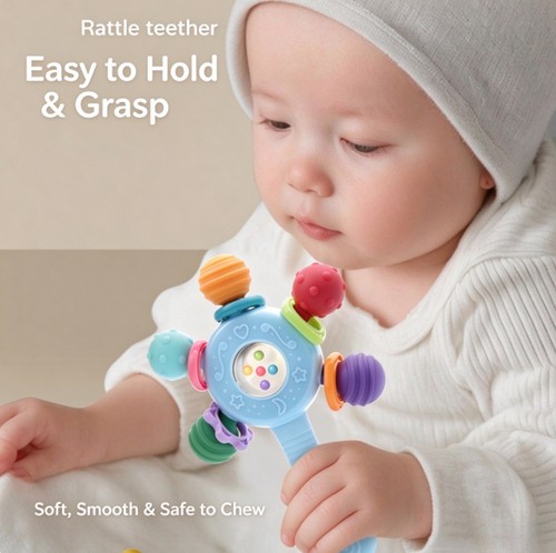 Baby rattle teether - baby,