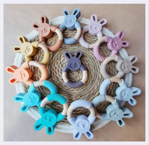 Teething baby ring toy - teething,