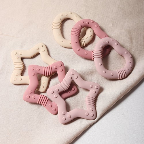 Cute silicone baby teething - silicone,