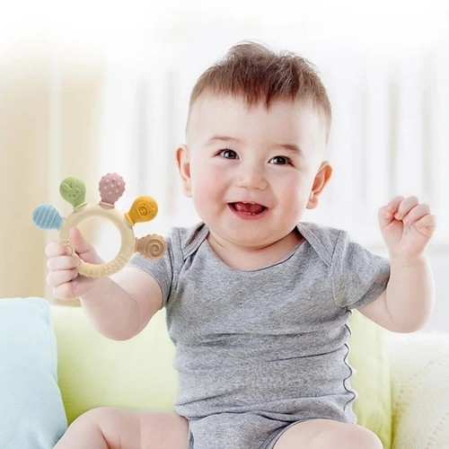 Multicolour silicone baby - silicone,