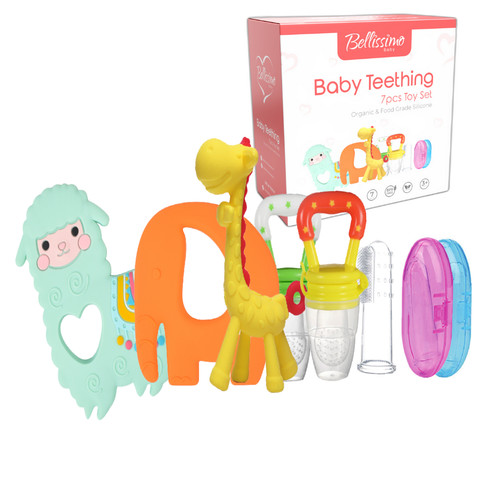7pcs organic natural silicone - natural,