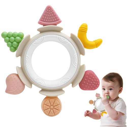 Fruit shaped teething toys - shaped,