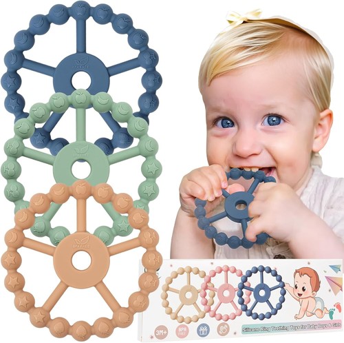 Pack teething toys for baby - 3,