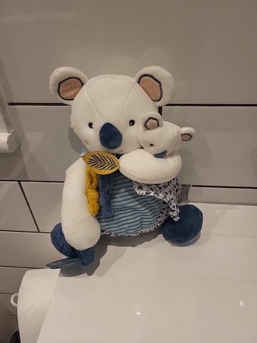 Koala soft toy with - , baby